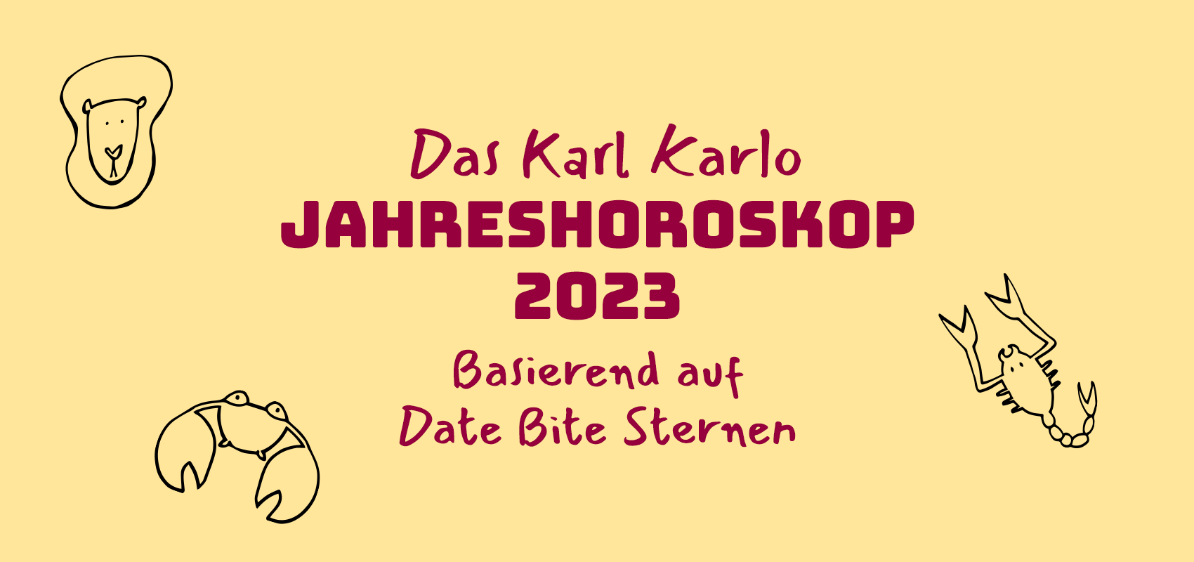 Jahreshoroskop 2023