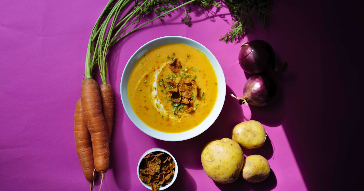 Karl Karlo Rezept Suppe Karotte Gemüsesnack selbstgemacht vegan bio