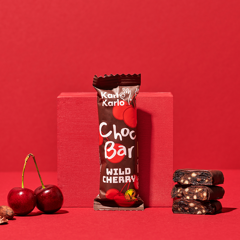 B-Ware Choc Bars Wild Cherry (12er Pack)