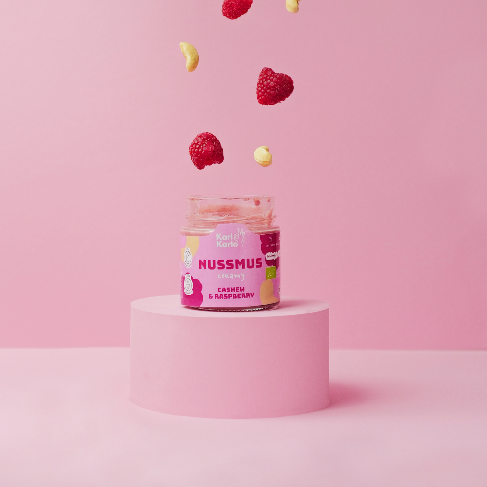 Nussmus Cashew Raspberry